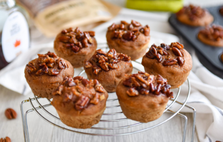 Batátové muffiny s karamelizovanými ořechy