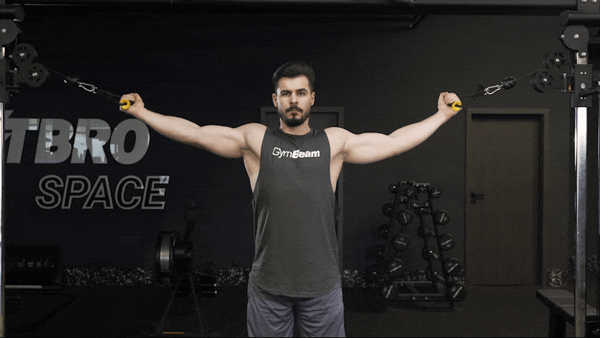 One Arm Cable Biceps Curl