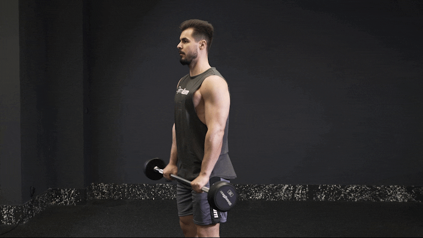 Cum se efectuează în mod corect Reverse Grip Barbell Biceps Curl?
