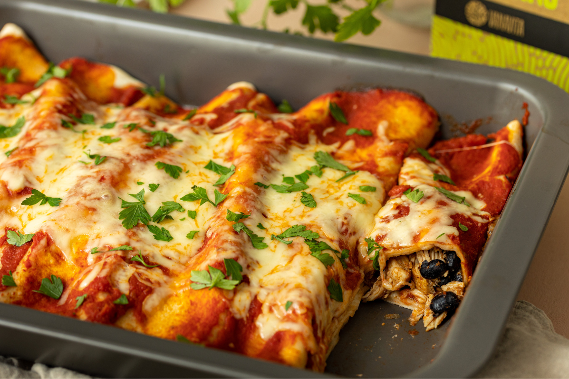 Enchiladas de pui
