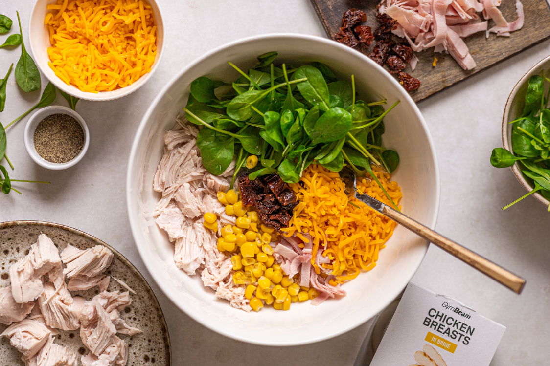 Prăjitură Bundt de pui cu spanac și brânză - Mod de preparare