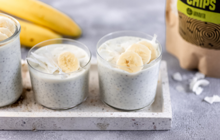 Fitness recept: Kokosový chia pudink s banánem