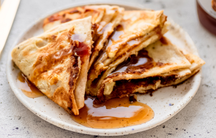 Rețetă fitness: Tortilla French toast dulce