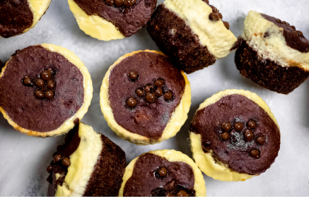 Rețetă fitness: Brioșe de ciocolată cu brânză quark