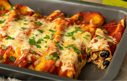 Rețetă fitness: Enchiladas de pui