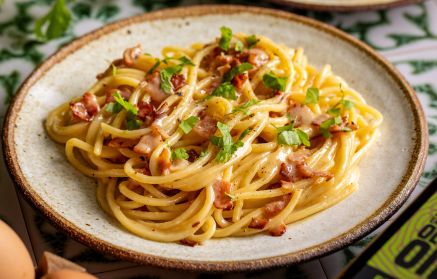 Rețetă Fitness: Spaghetti Carbonara
