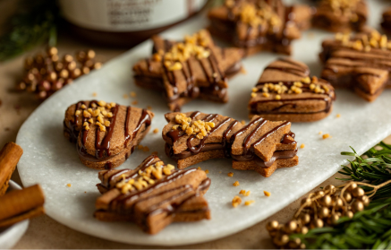 Rețetă Fitness: Biscuiți din turtă dulce umpluți cu ciocolată