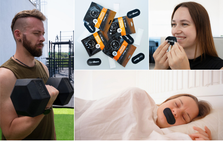 Benzi pentru nas și gură: Dormiți mai bine, respirați mai ușor, antrenați-vă mai eficient!