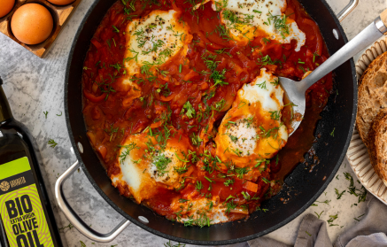 Rețetă Fitness: Shakshuka pentru micul dejun