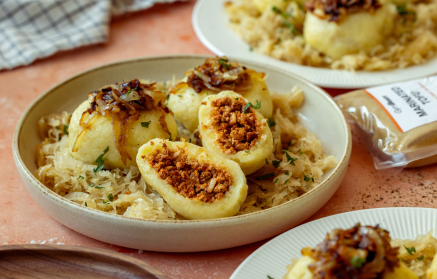 Rețetă fitness: Găluște de cartofi umplute cu tofu