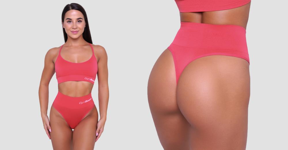 Chiloți brazilieni 2Pack Pink - GymBeam 
