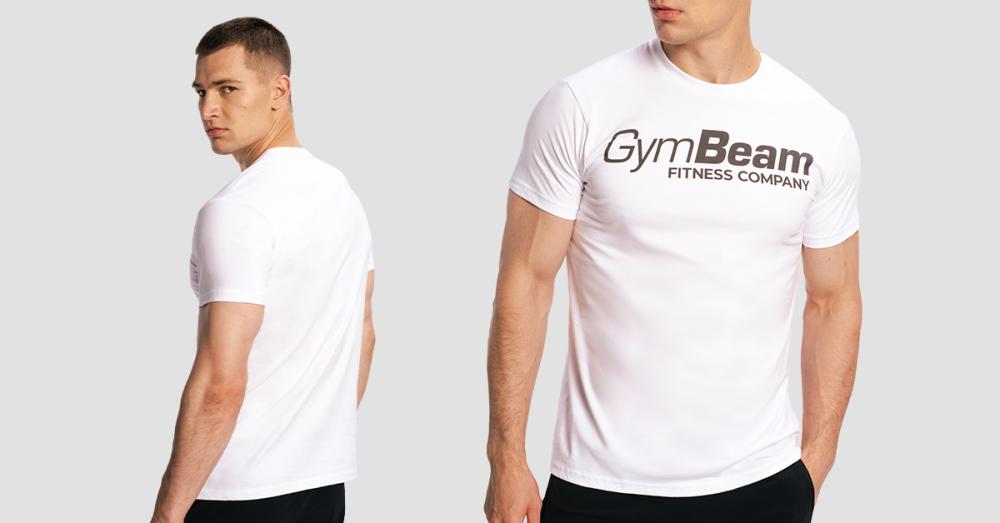 Tricou Fitness White - GymBeam