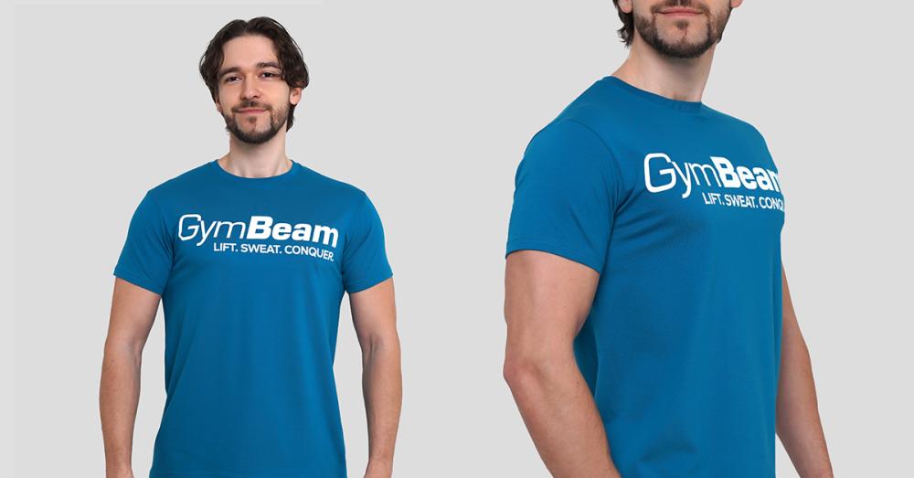 Tricou Lift Blue - GymBeam