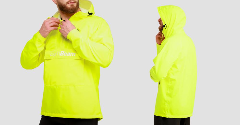 Geacă pentru bărbați Rain Smock Citric - GymBeam