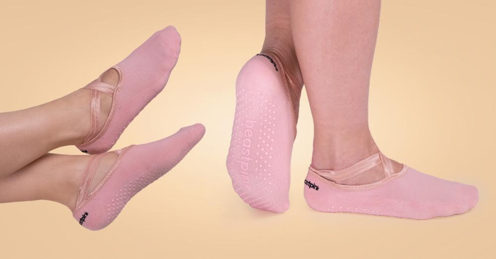 Șosete Grip Yoga Socks Pink - BeastPink