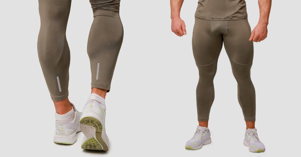 Colanți de alergare Pulse Vetiver - GymBeam