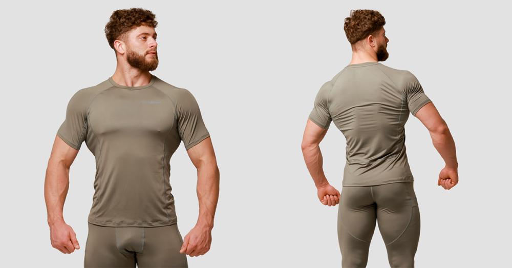 Tricou de alergare Pulse Vetiver - GymBeam