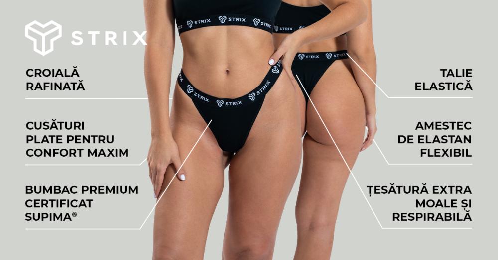 Tanga Essential 2Pack Black - STRIX 