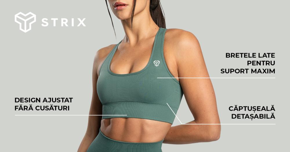 Sutien sport Seamless Moss - STRIX