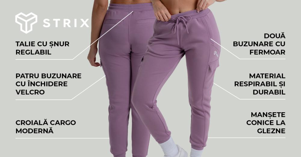 Pantaloni sport pentru femei ZOA Orchid - STRIX