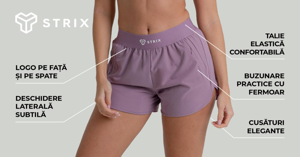 Pantaloni scurți pentru femei ZOA Orchid - STRIX