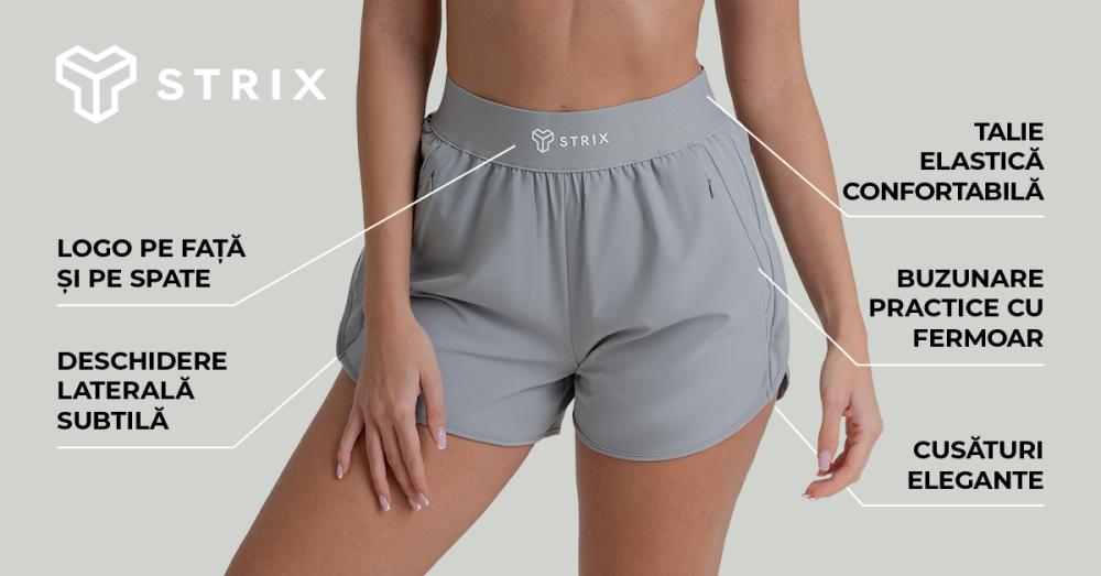 Pantaloni scurți pentru femei ZOA Smoke - STRIX