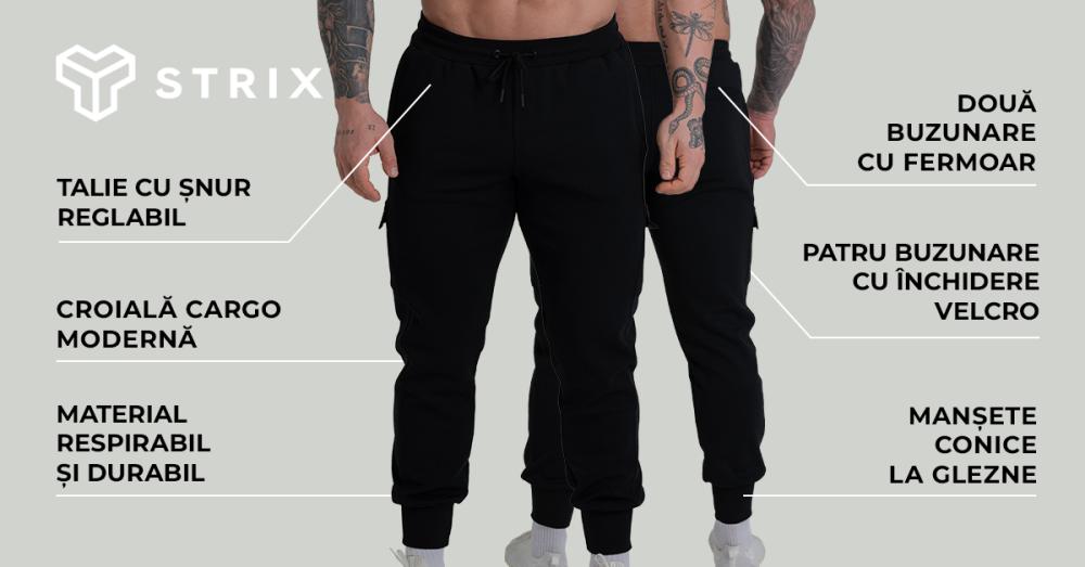 Pantaloni sport ZOA Black - STRIX