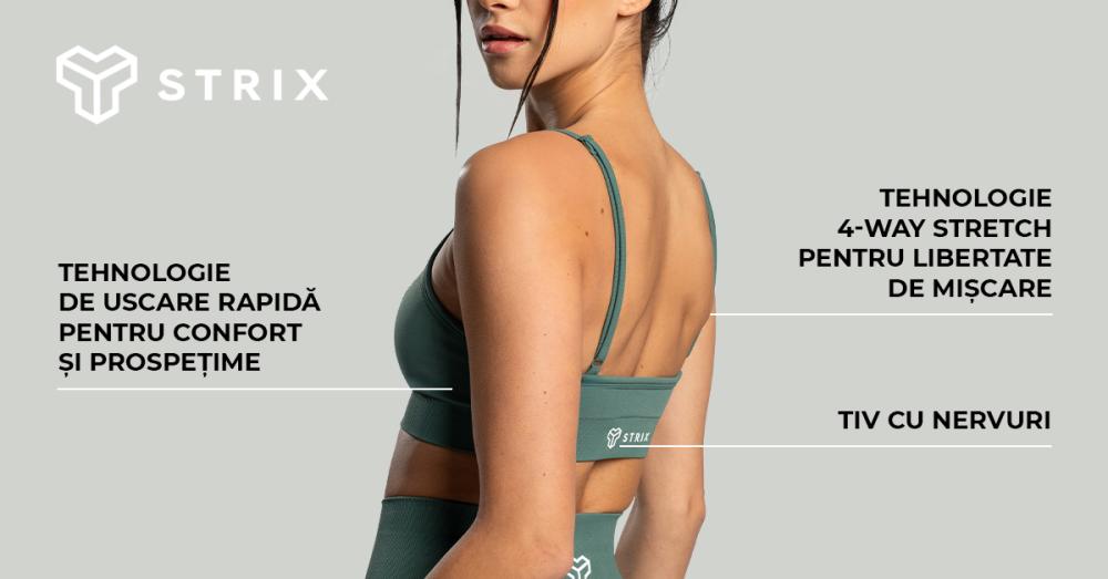 Sutien sport Seamless String Moss - STRIX