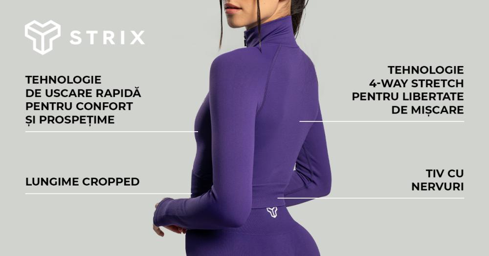 Top pentru femei Cropped Seamless Cosmos - STRIX