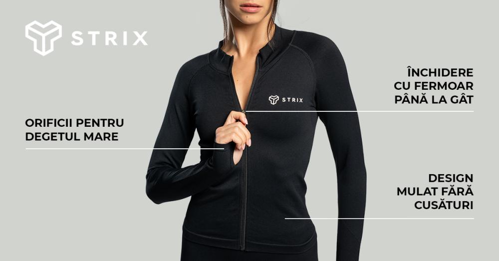 Top sport pentru femei Seamless Black - STRIX