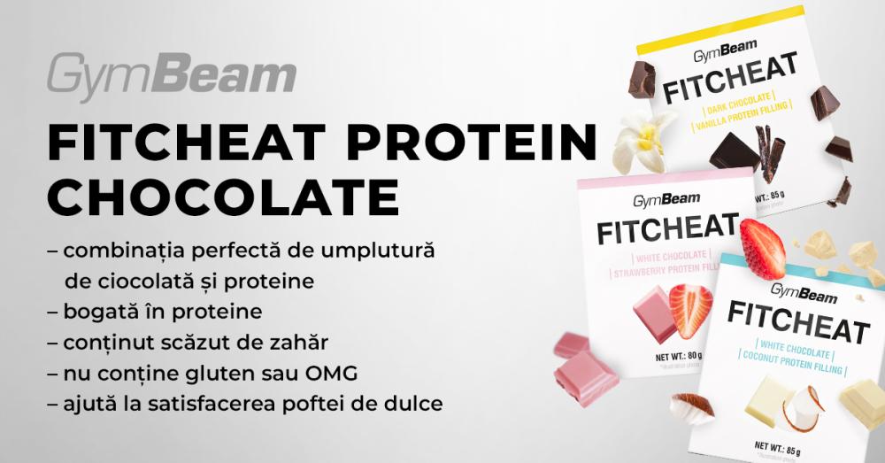 Ciocolată proteică Fitcheat - GymBeam