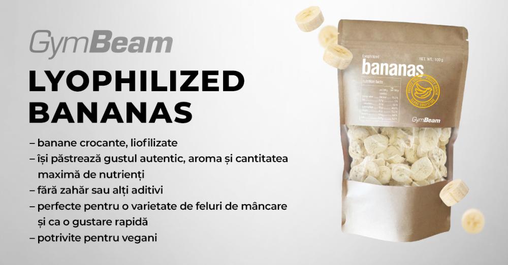 Banane liofilizate - GymBeam