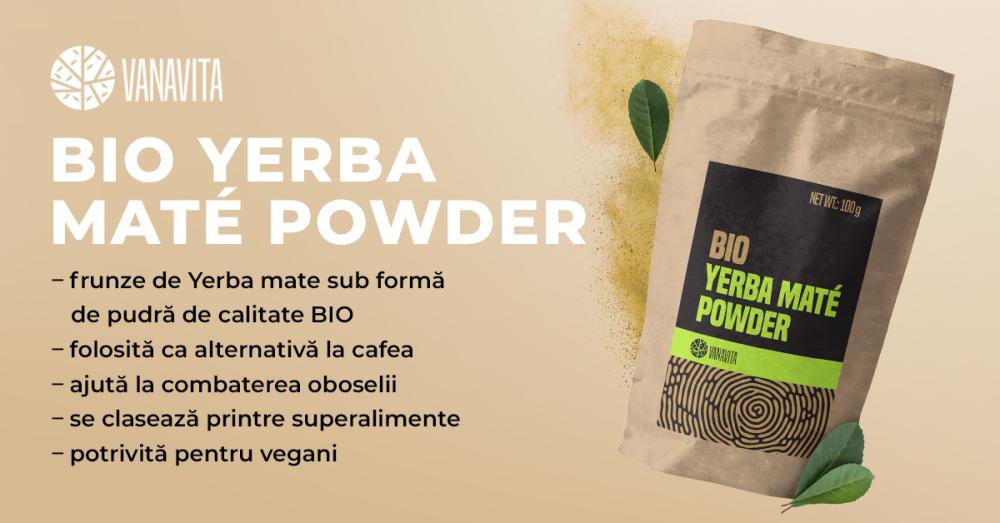 BIO Yerba Mate pulbere - VanaVita