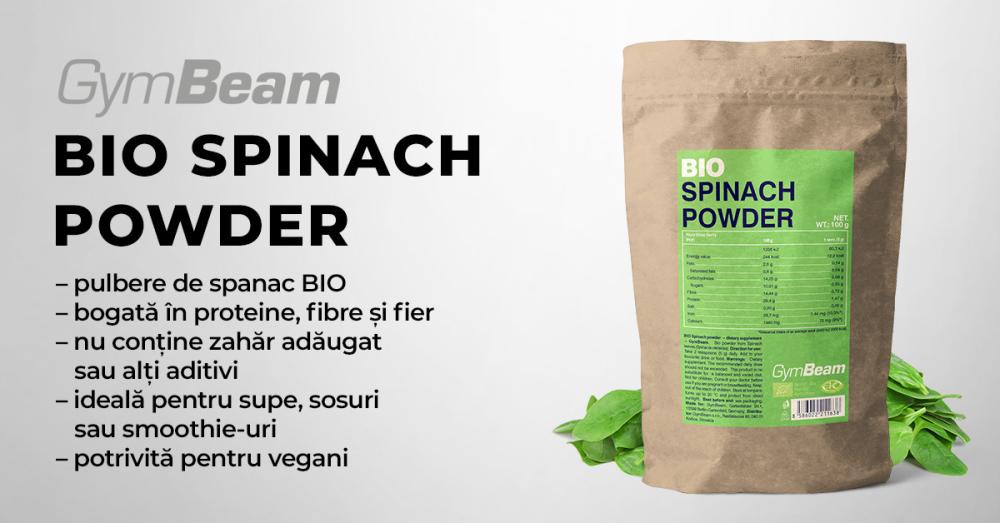 BIO Spanac pulbere - GymBeam