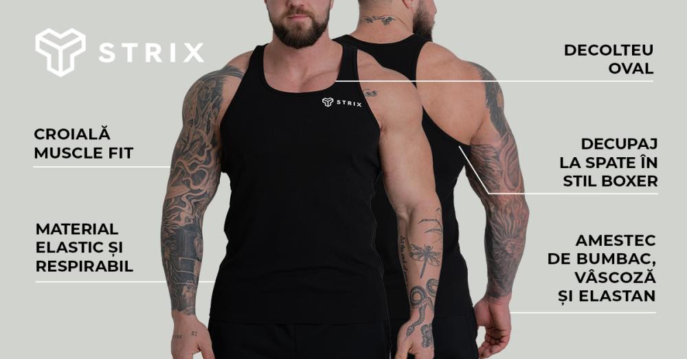 Maiou Ribbed Black - STRIX