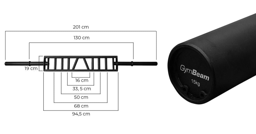 Halteră Multigrip LIFTER - GymBeam