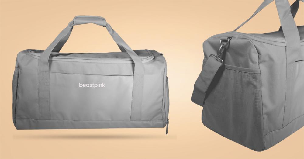 Geanta de sport Sense gri - BeastPink