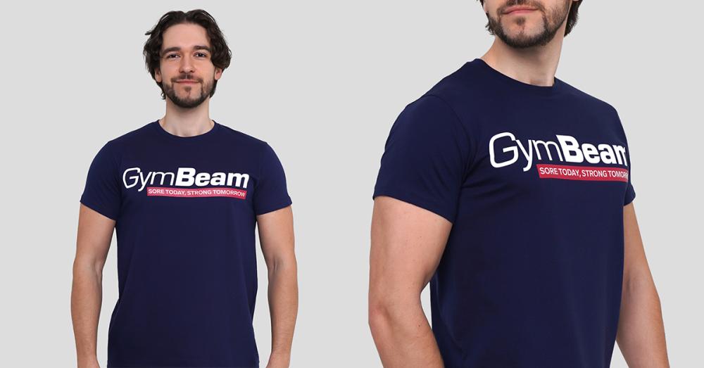 Tricou Strong Tomorrow Navy Blue - GymBeam