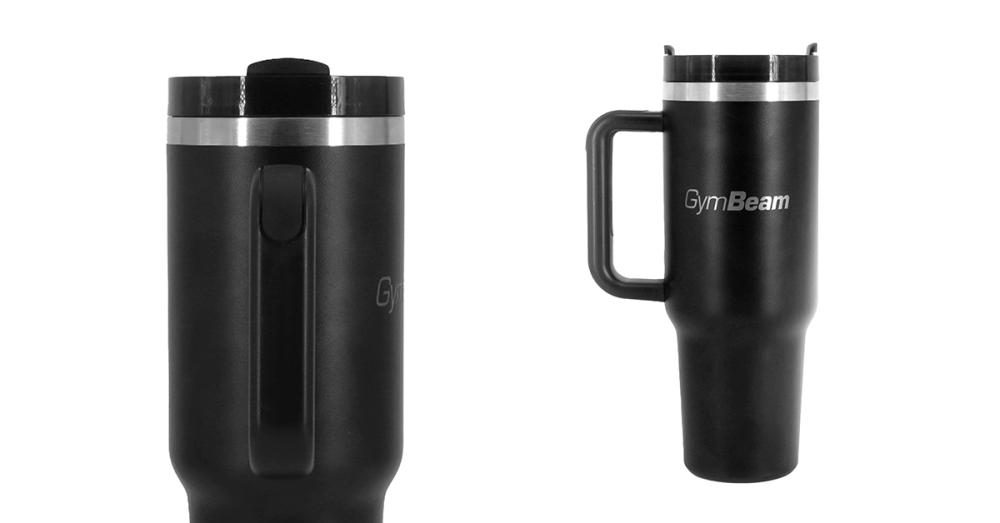 Термос 1.2 l Black - GymBeam