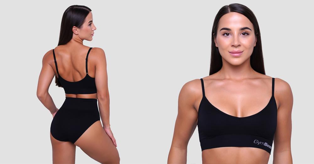 Sutien Triangle Black - GymBeam 