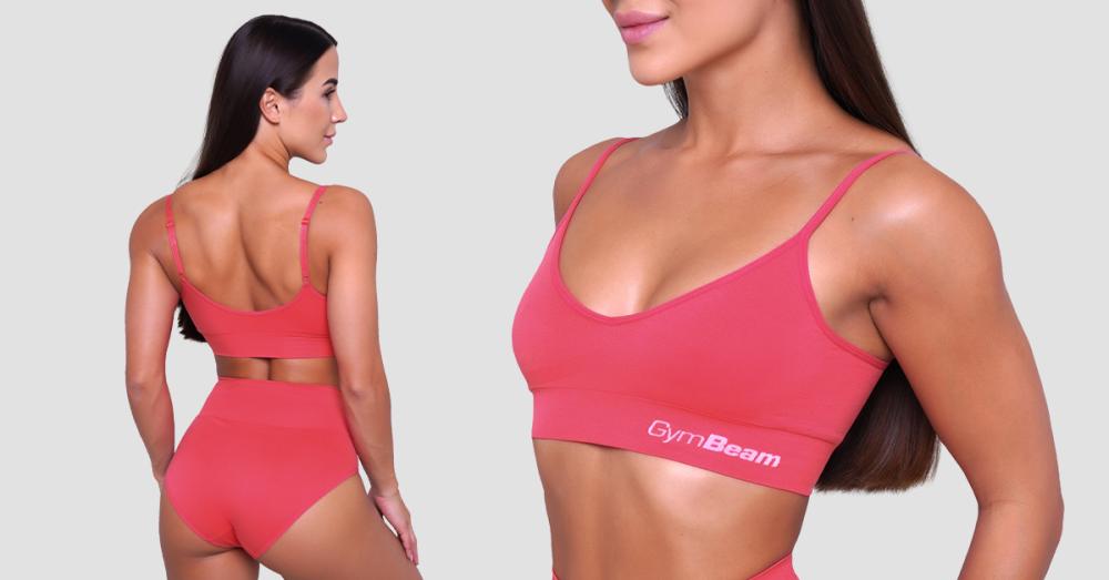 Sutien Triangle Pink - GymBeam 