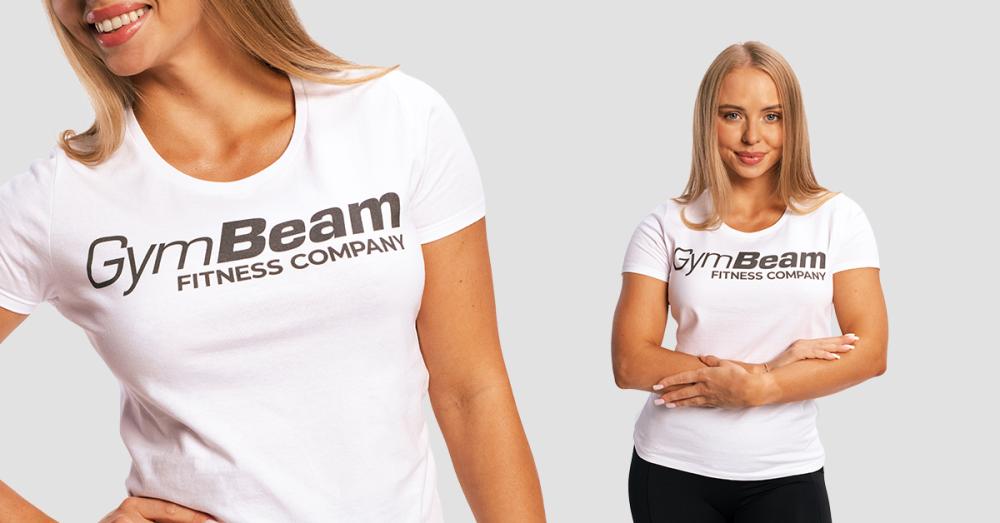 Tricou pentru femei Fitness White - GymBeam