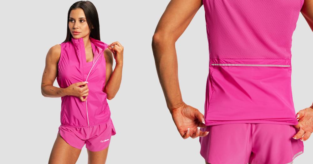 Vestă de alergare pentru femei Pulse X Purple - GymBeam