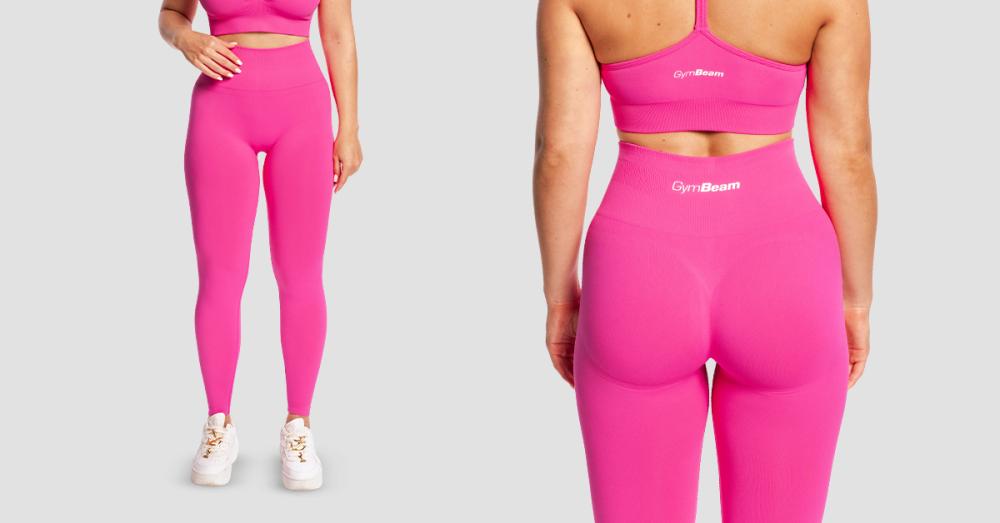 Colanți pentru femei Sculpt Seamless Rose - Gymbeam
