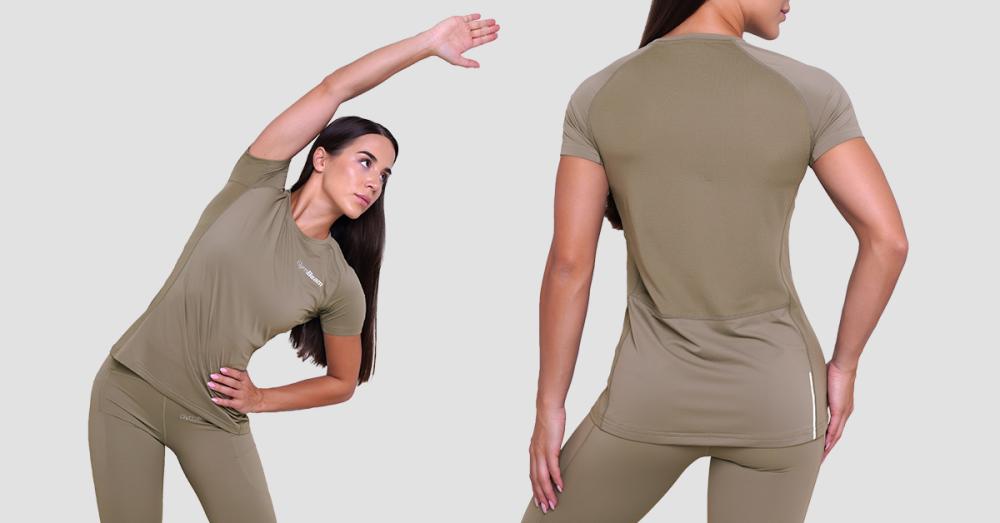 Tricou de alergare pentru femei Pulse Vetiver - GymBeam