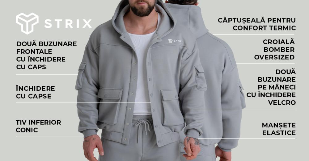 ZOA Relaxed Jacket Black - STRIX