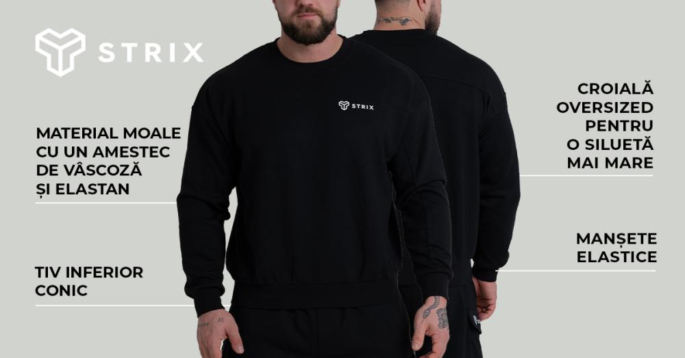 Hanorac Relaxed ZOA Black - STRIX