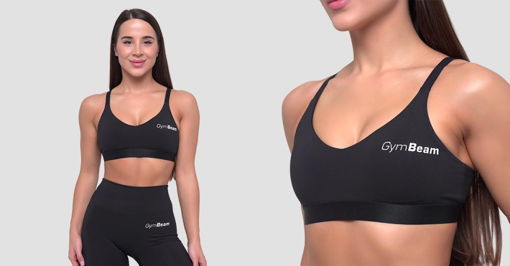 Sutien sport String Essence Black - GymBeam