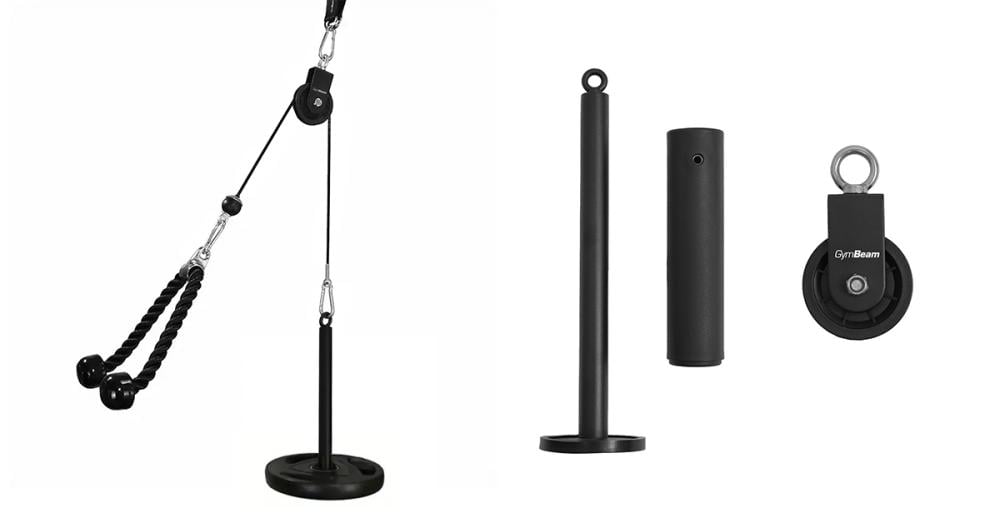 Sistem de scripete cu cablu de suspensie - GymBeam