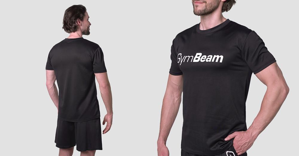 Tricou Mesh Essence Black - GymBeam